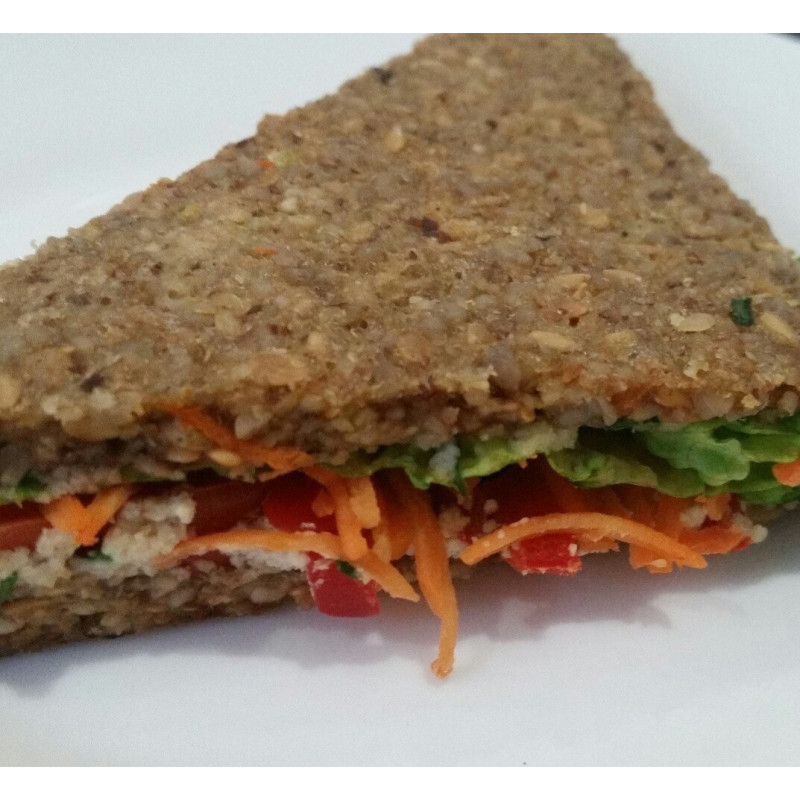 Sandwich crudités (pain cru)