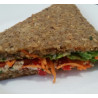 Sandwich crudités (pain cru)