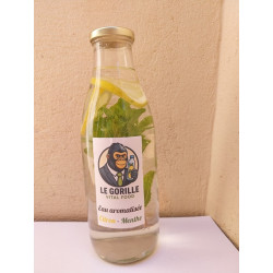 Eau aromatisée citron-menthe