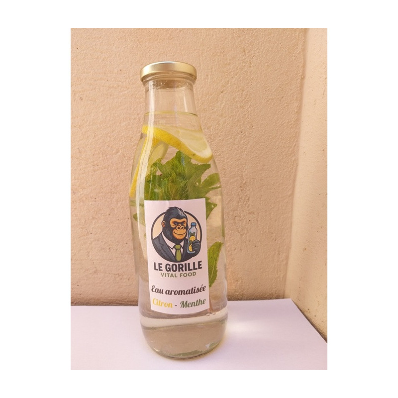 Eau aromatisée citron-menthe Eau aromatisée citron-menthe